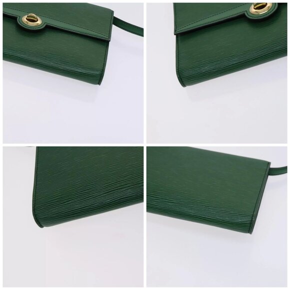 LOUIS VUITTON Epi Pochette Arche Shoulder Bag Green M52574 LV Auth EC713 - Picture 14 of 16